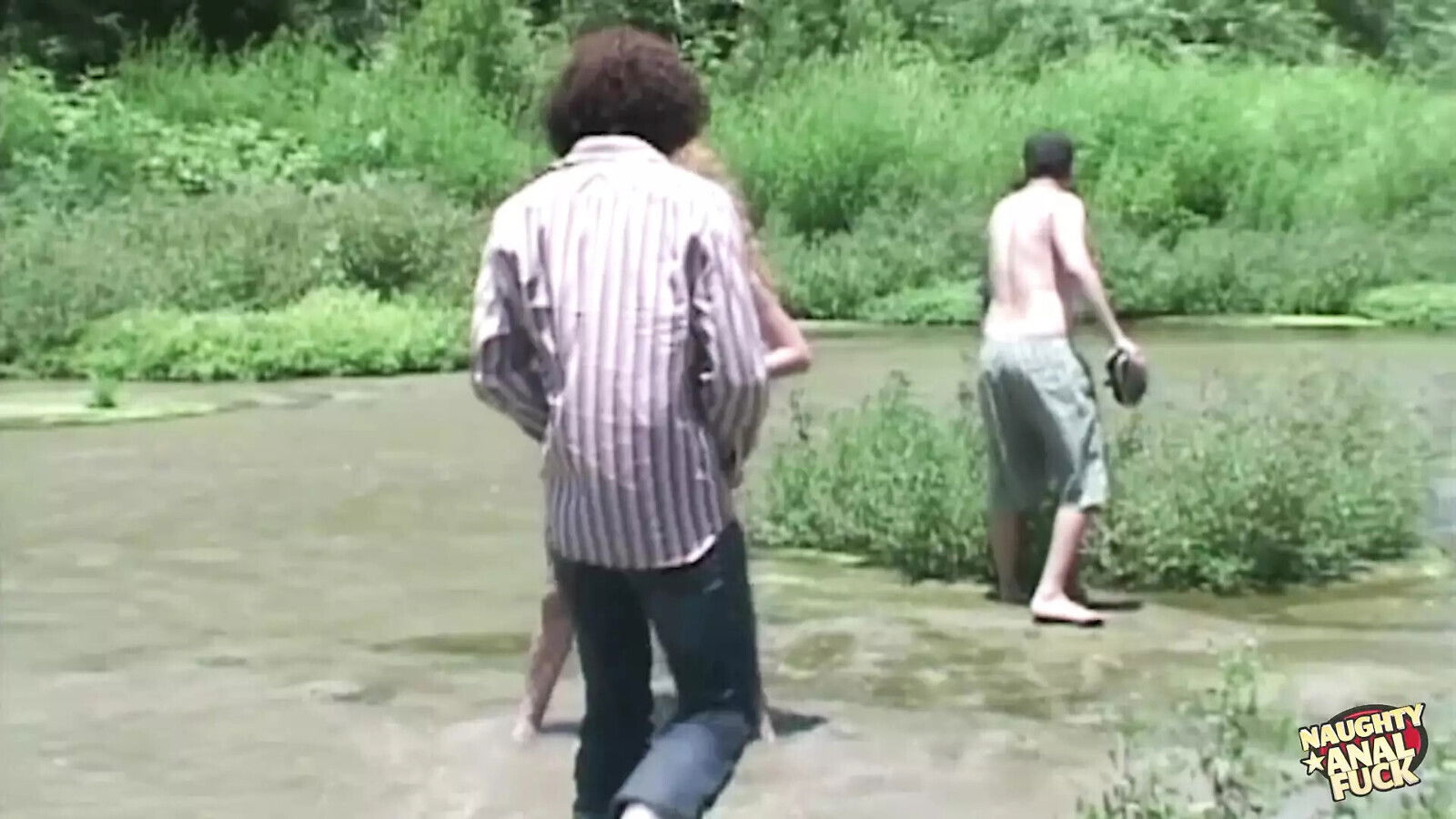 Foursome with Gorgeous Brunette Results Deep Creampies, Thick Facial,