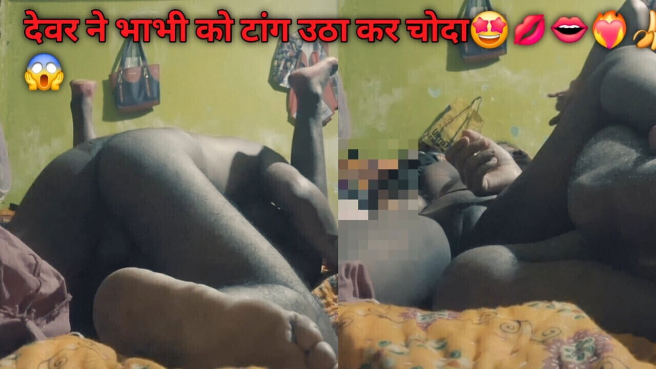 Brother-in-law fucked sister-in-law raising legs