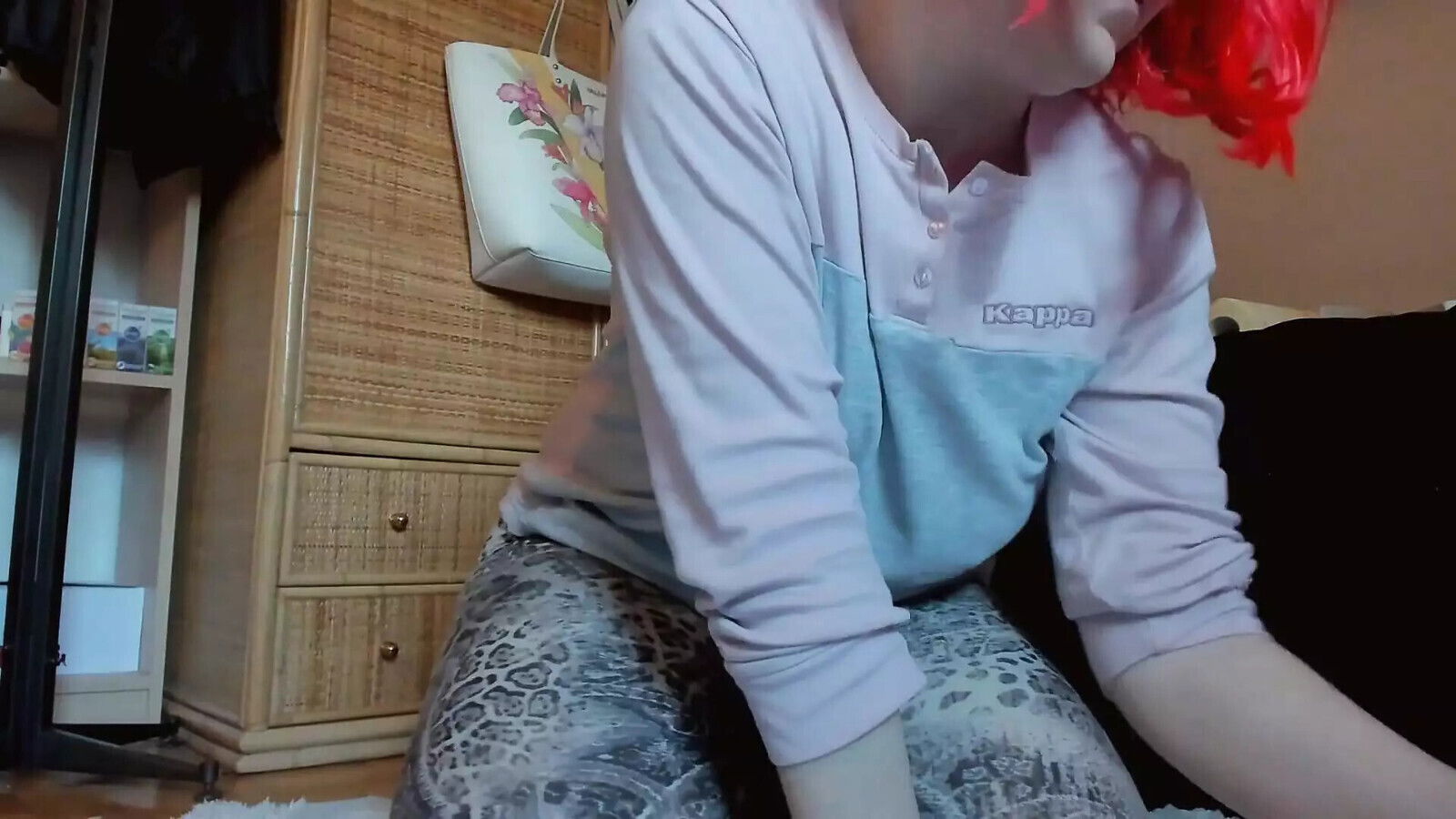 Pants Destroyed Piss Monstrous Giant Blue Dildo