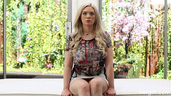 Gorgeous blonde with huge natural makes EPIC return!