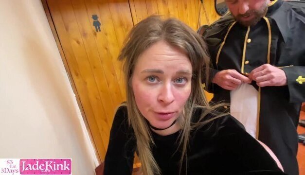 Cheating Wife Jade Kink Confesses Priest in Church and Pleads for Forgiveness While He Fucks Her