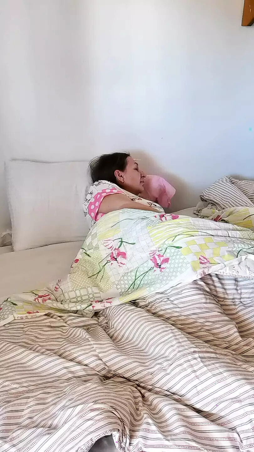 Very Happy Morning: Horny Granny Teaches Step-Grandson Treat Well Pussy