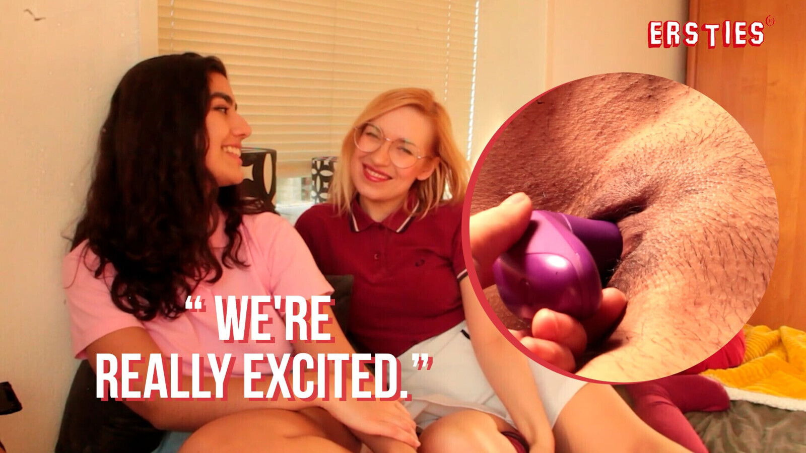 Ersties Luna Natalia Shoot Their First Lesbian Video Together