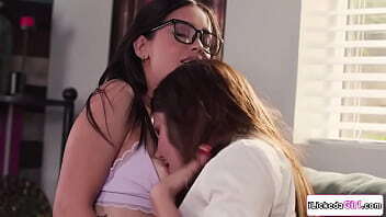 Lesbian tutored after make