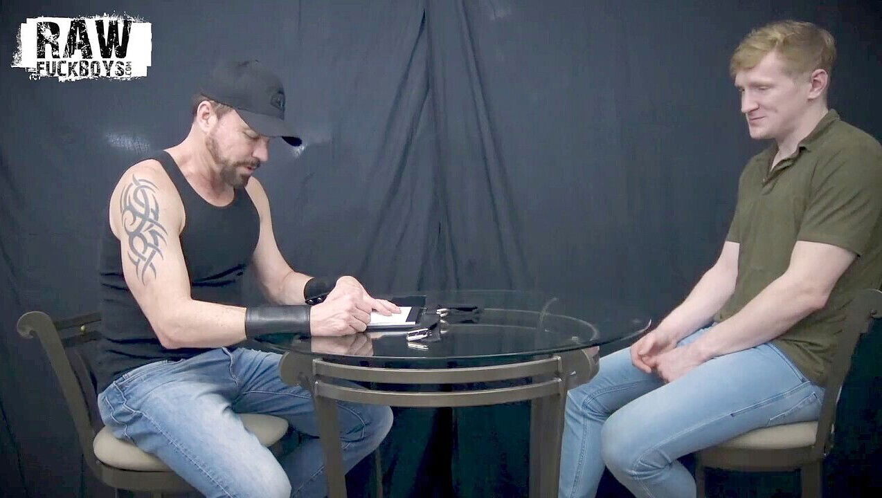 RawFuckBoys - Hairy muscle bear pounds fresh recruit of private sex group without protection