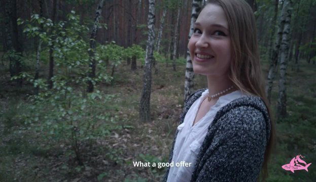 Gave sperm beautiful nymphomaniac forest (part