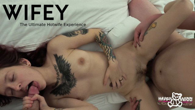 Tiny Redhead Wife Haven Moss Enjoys First Threesome With Husband Friend