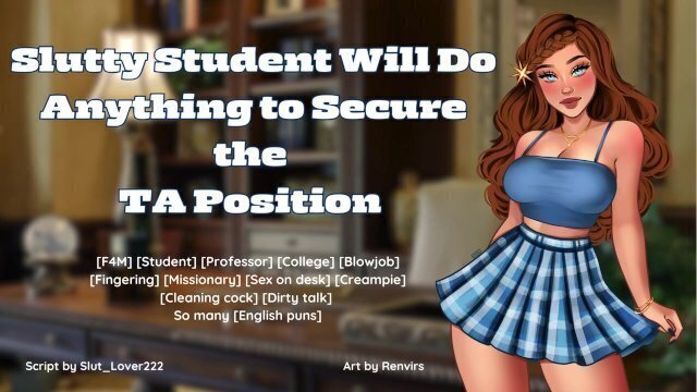 Slutty Student Will Anything Secure Position