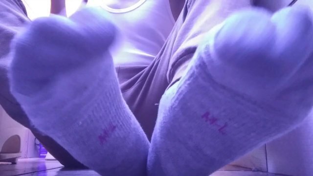 SWEATY GRAY SOCKS YOUR FACE