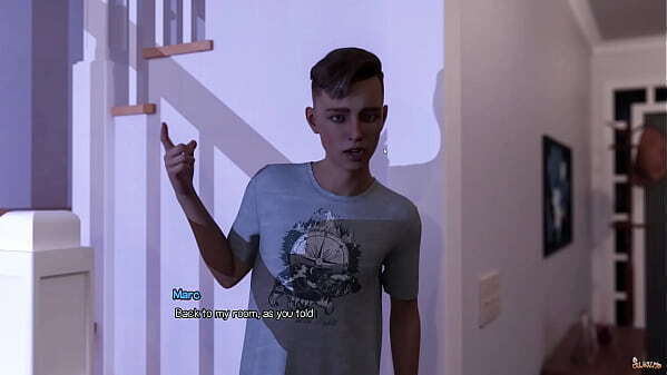 Chaval a&ntilde_os triunfa canguro mientras padres estan casa