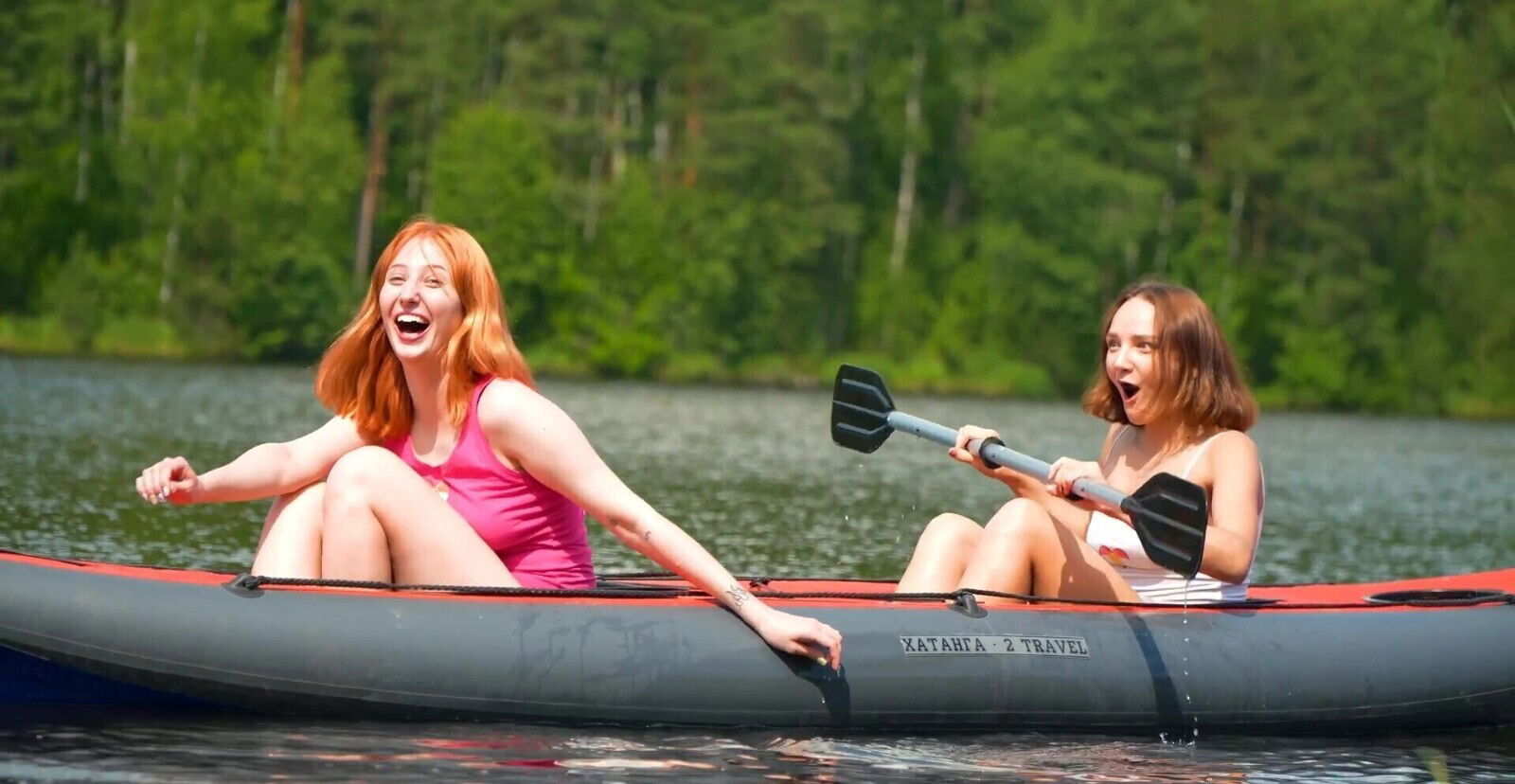 Olivia Trunk enjoys while licking Emma Korti's pussy