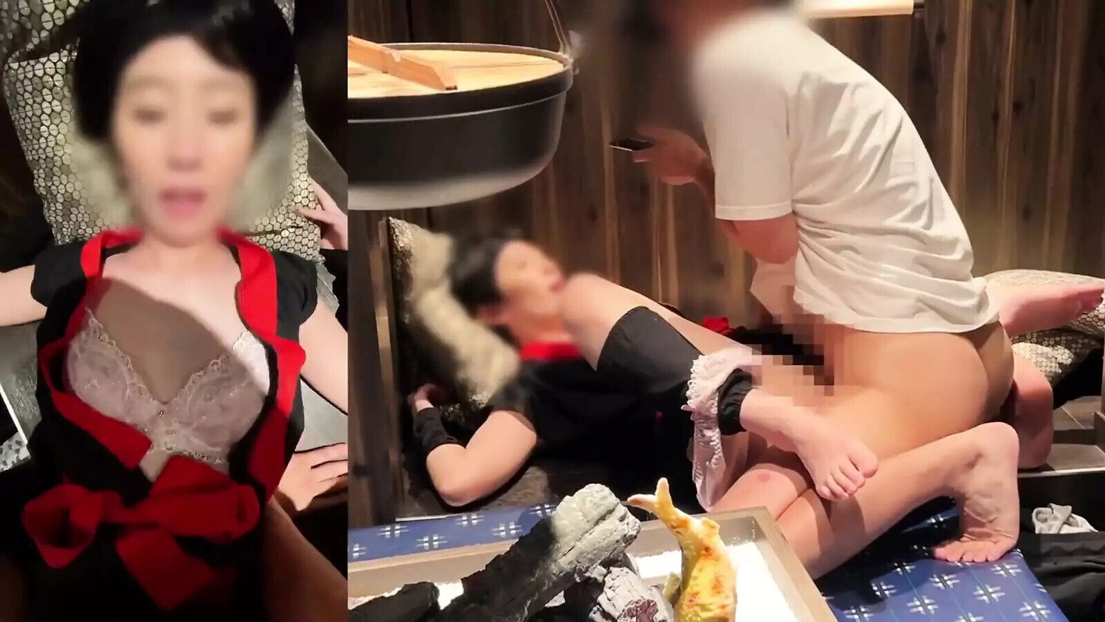 #314sex with Female Ninja Store Clerk. Female Ninja Clerk's Clothes Were Gradually Taken They