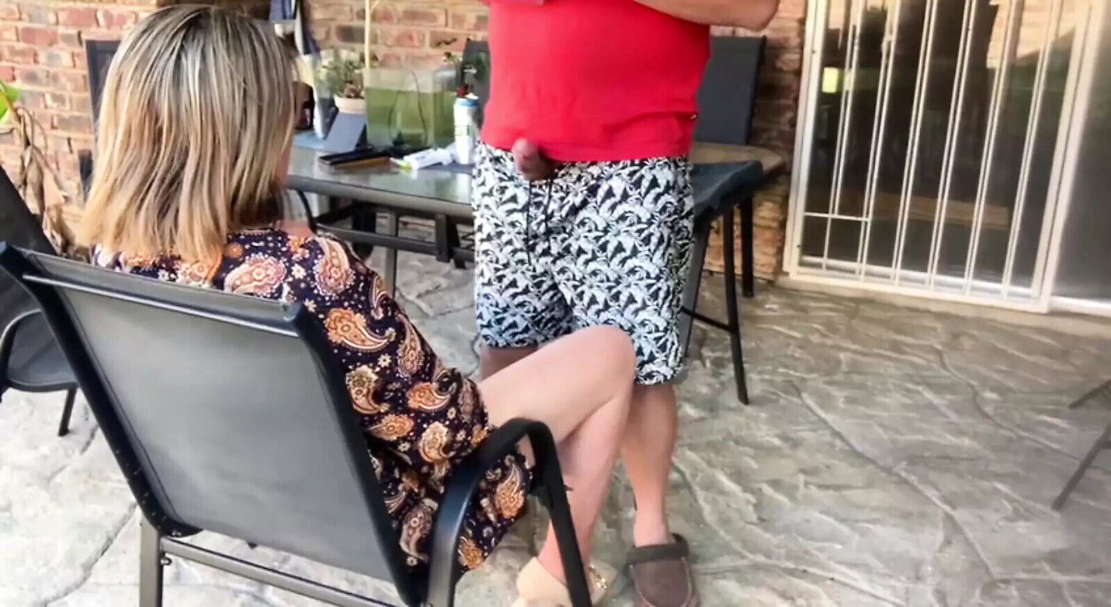 Cheating Wife Sucking Outdoor Blowjob