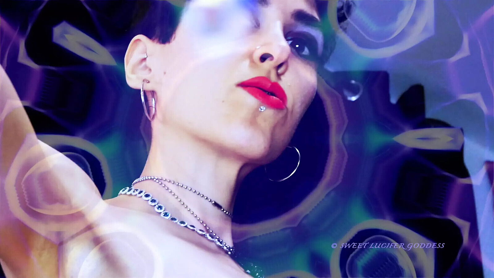 Consecrated satanic pentacle religious fetish mesmerize