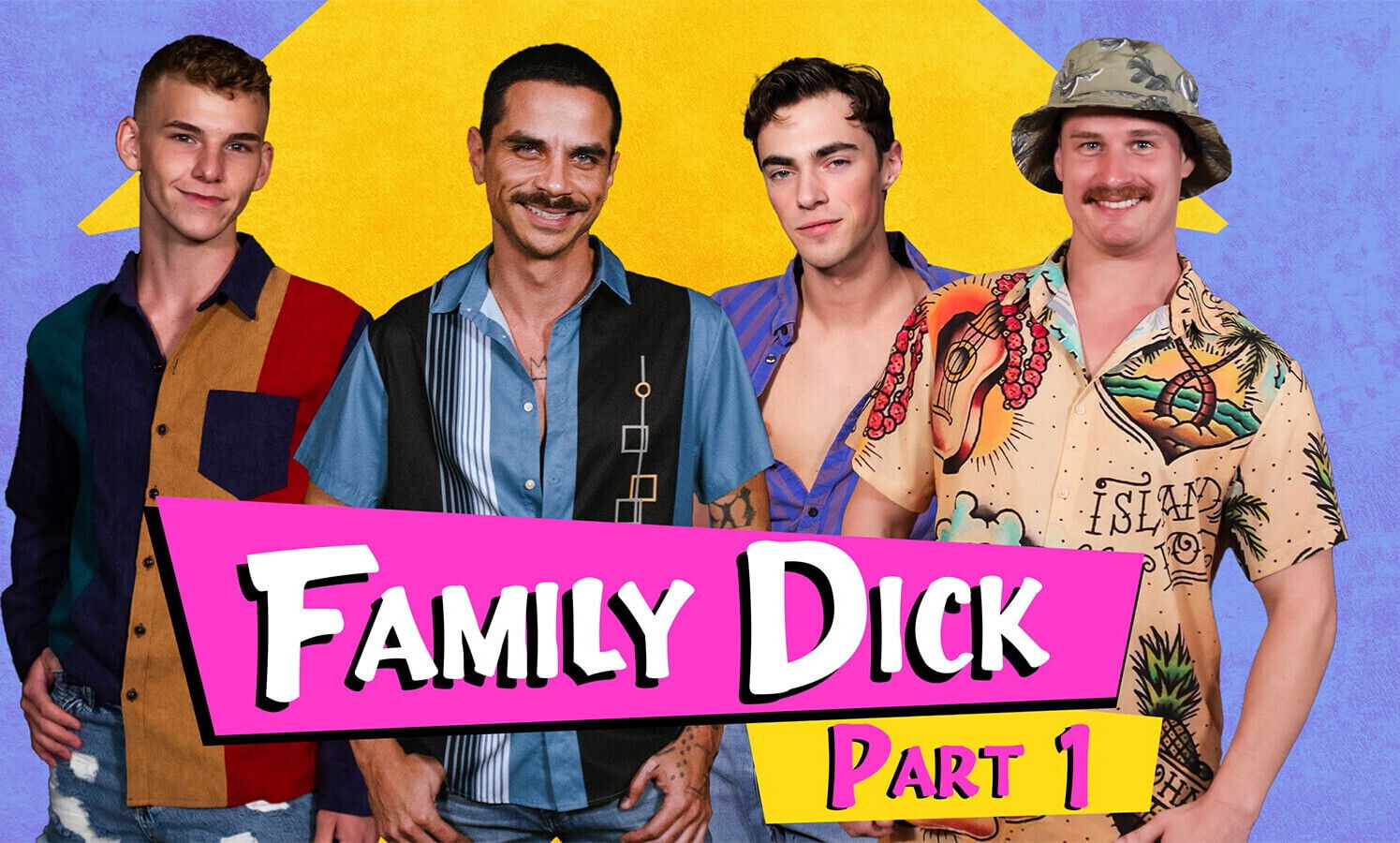 Tattoed Stud Jack Waters Take Cocks Same Time Perv Taboo Threesome FamilyDick