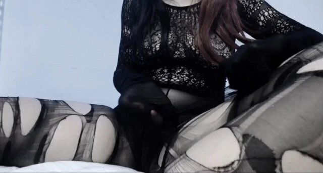 Rubbing pussy with pantyhose hands, pantyhose orgasm