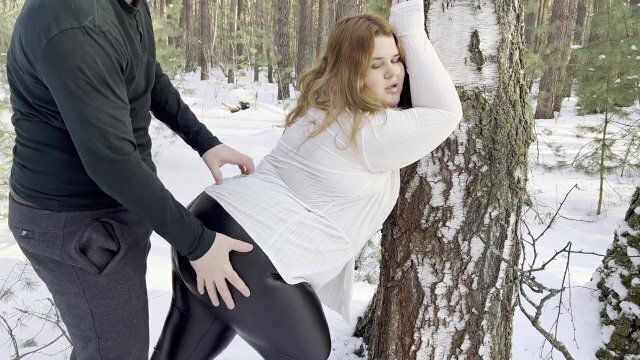 Ripped leather leggings huge fuck with massive cumshot