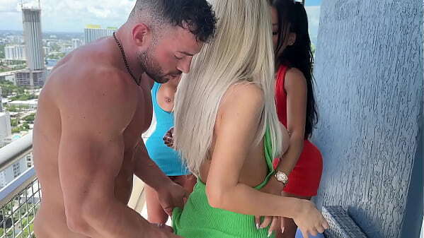 Interracial Foursome With Karter, Miles, Maximo Garcia Hayley Davies