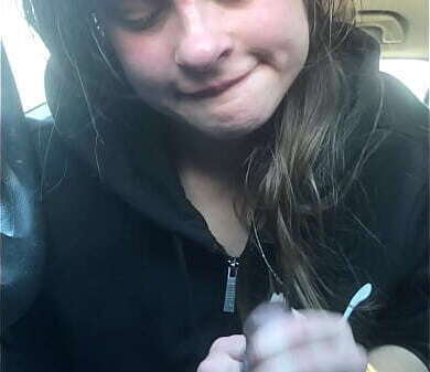 Lesbian bestfriend gives road head