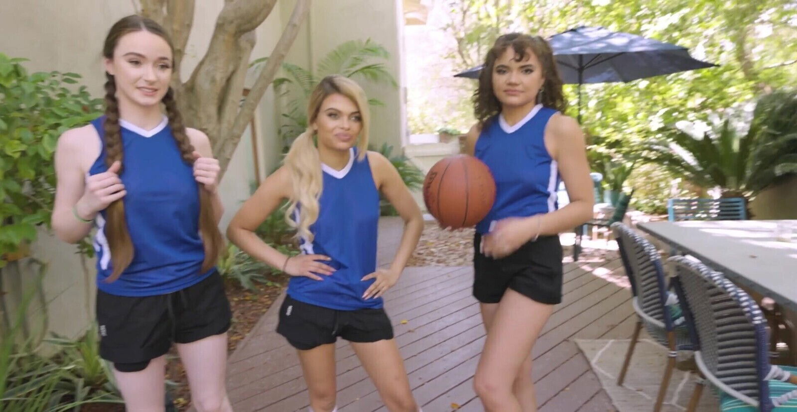 Hardcore group dicking with naughty Hazel Moore Destiny Cruz