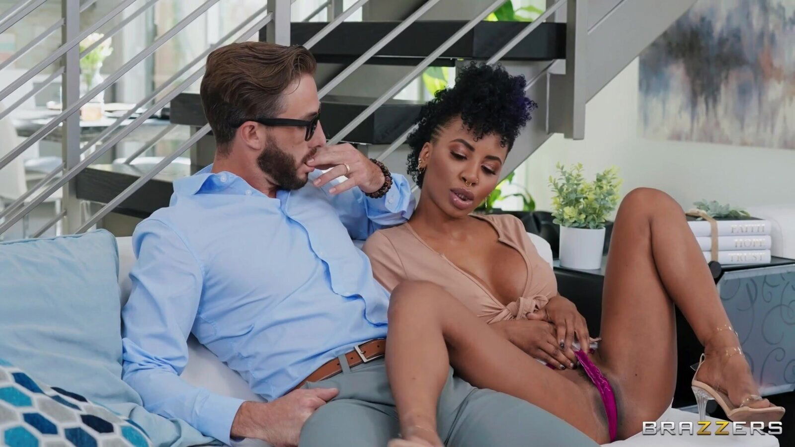 Horny black MILF filthy movie