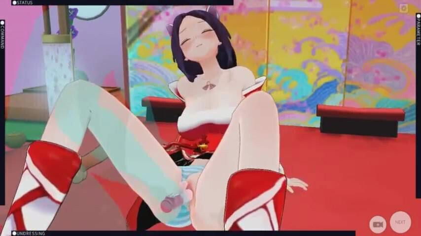 league of legends ahri (custom maid 3d 2)