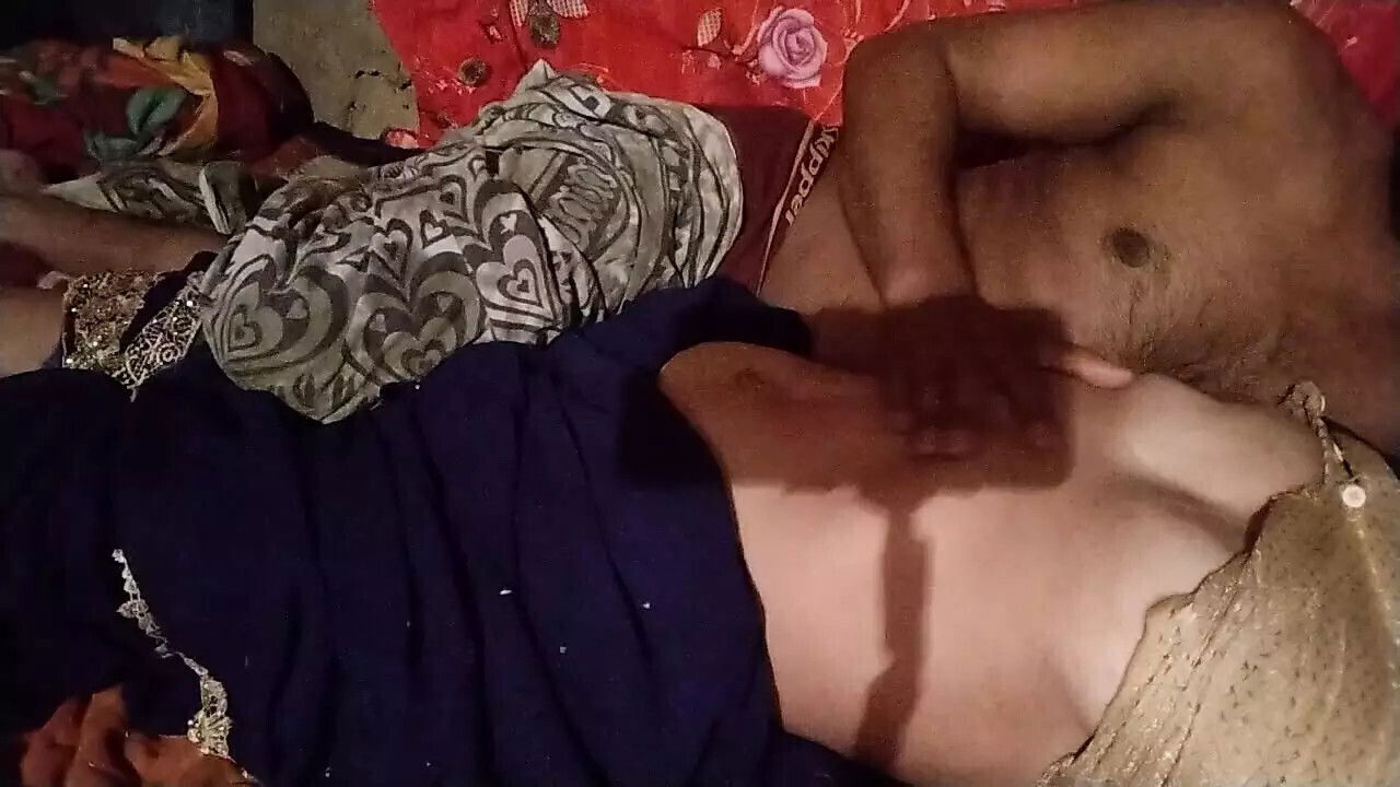 Indian chadni fuck blue sari dogi style
