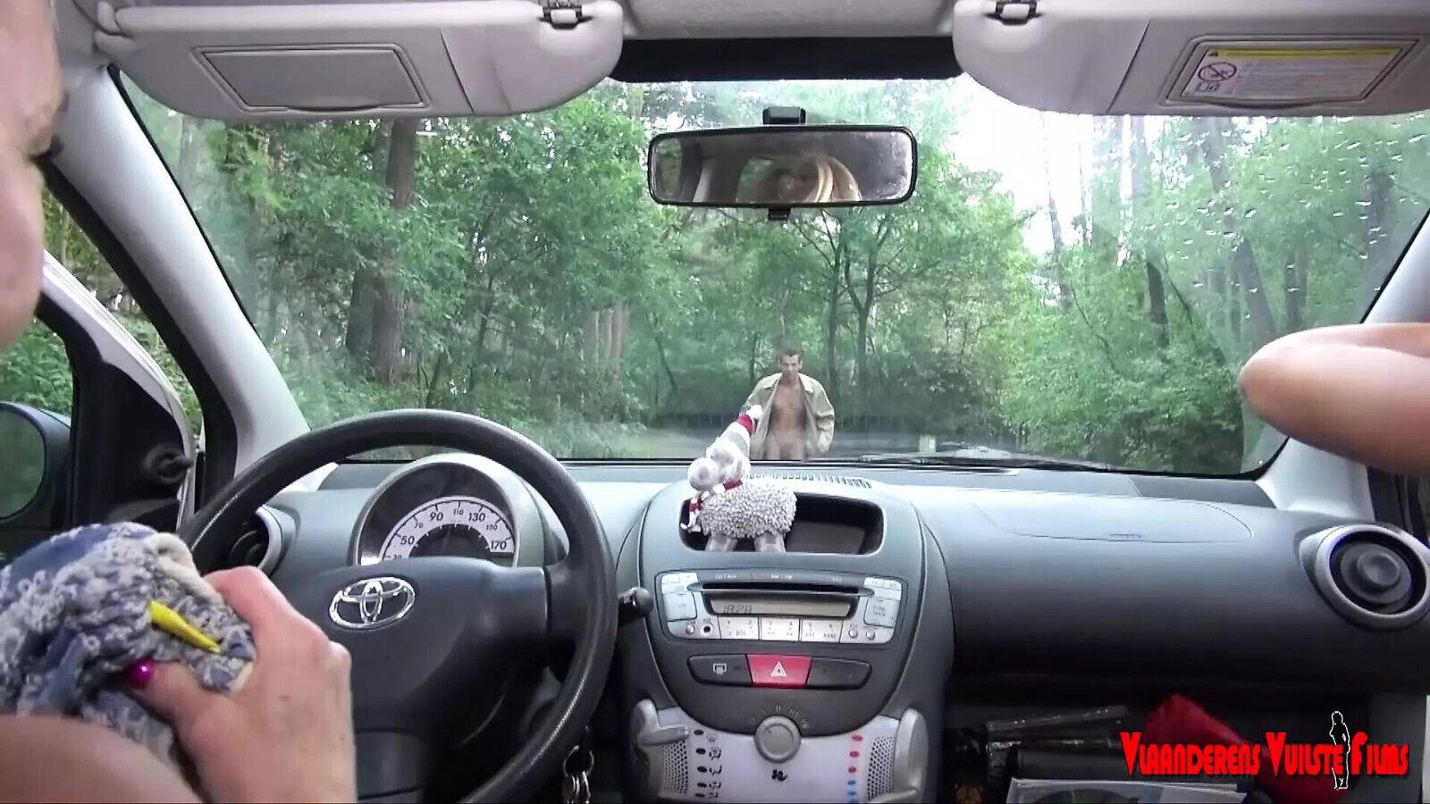 daughter outside, their stepson