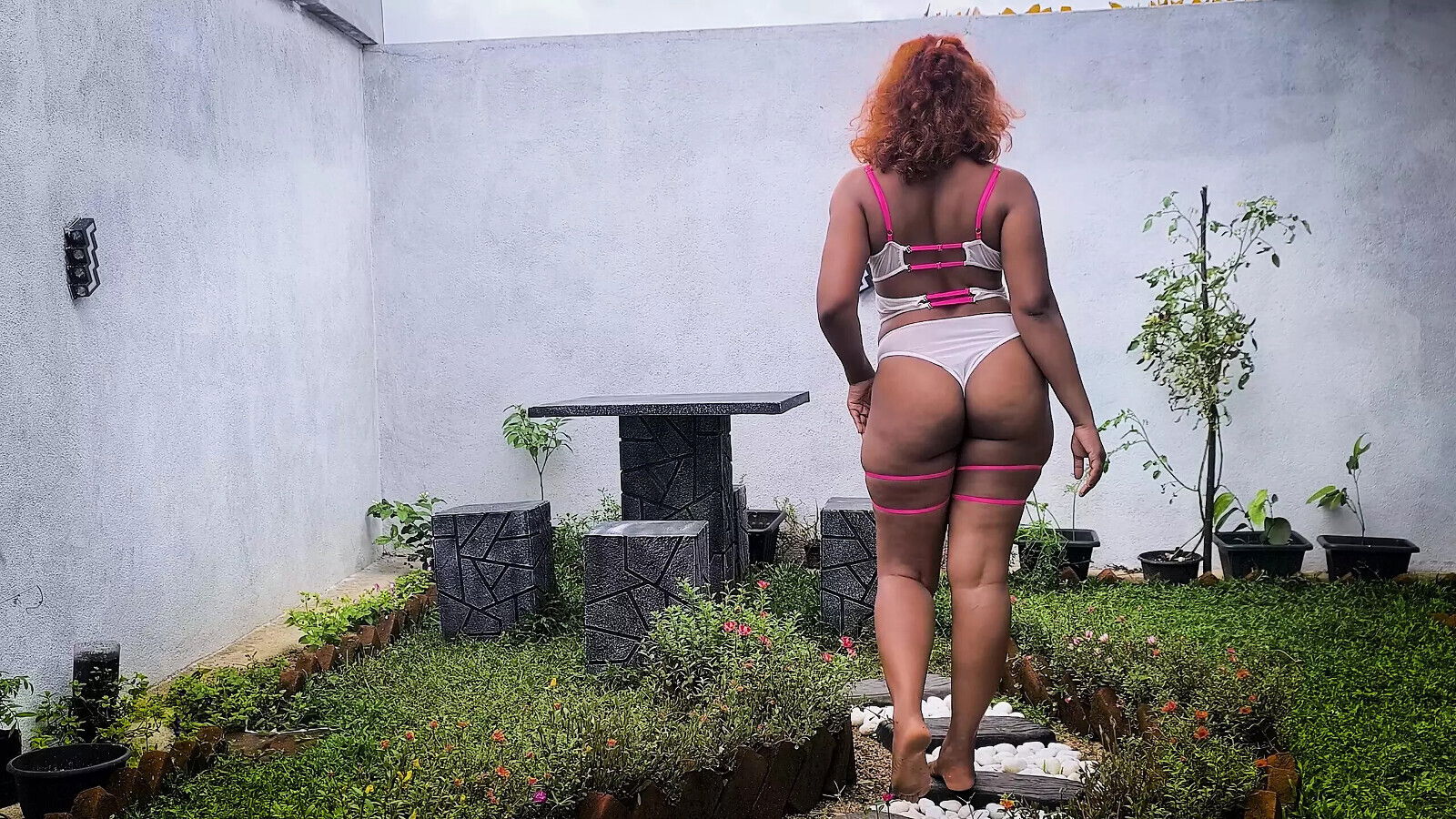 Pink White Transparent Lingerie