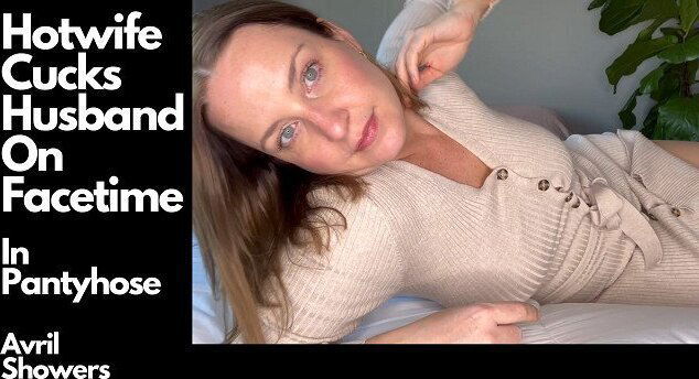 Hotwife pantyhose creampied bull, fucked multiple ways, stag watches facetime