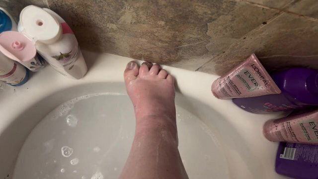 Shower with shave shave routine