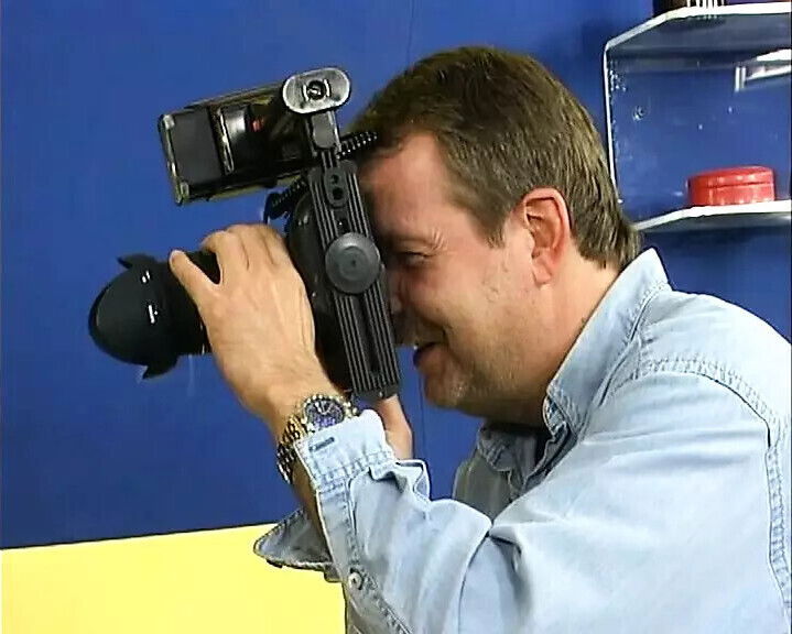 Nasty German eats after pissing threesome action