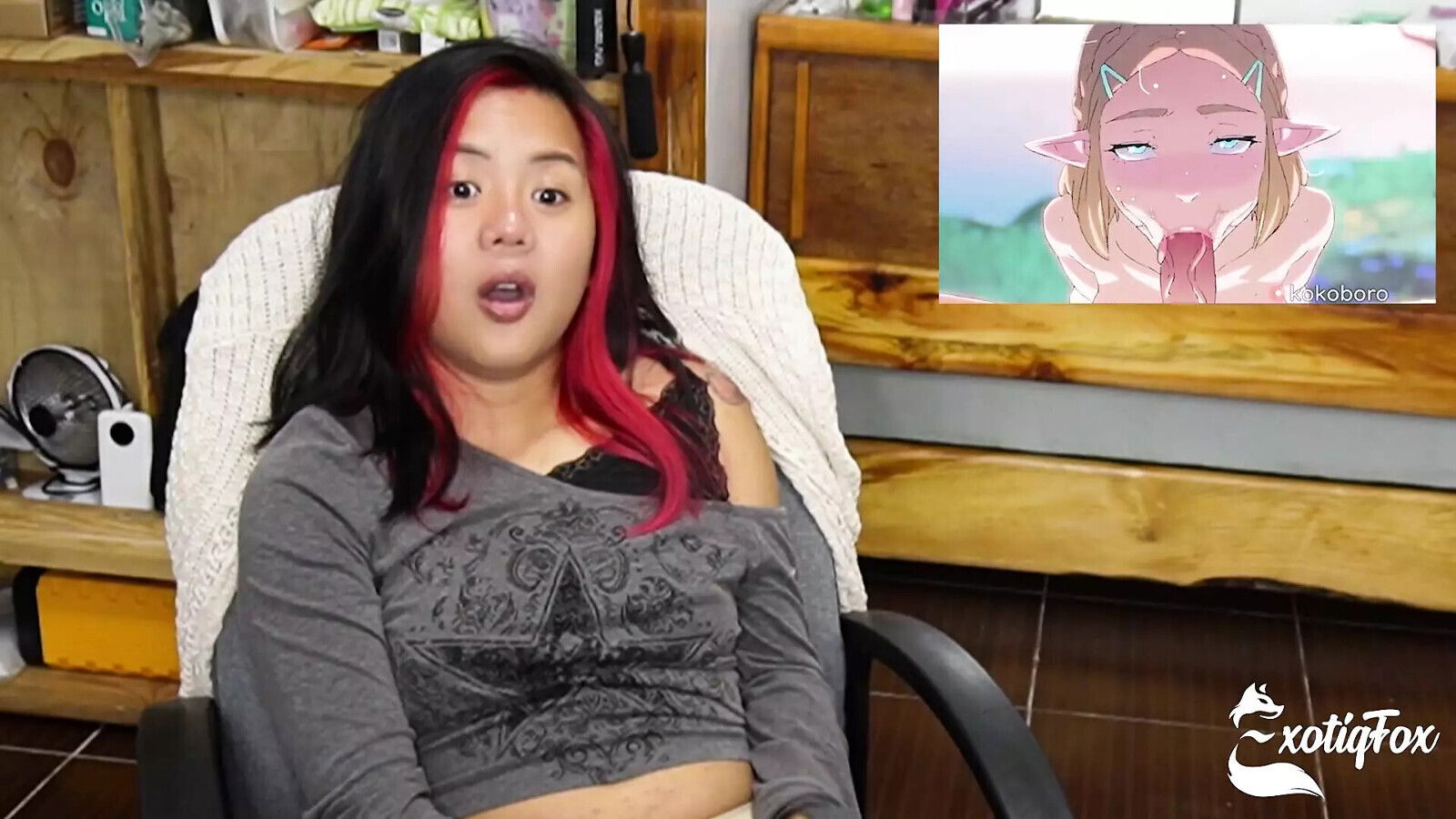 HAMICHI, PRINCESS ZELA FALLOUT HENTAI ExotiqFox Solo Gooner Girl Masturbation