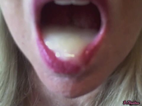 Cums Mouth Then Tasty Strawberries!!