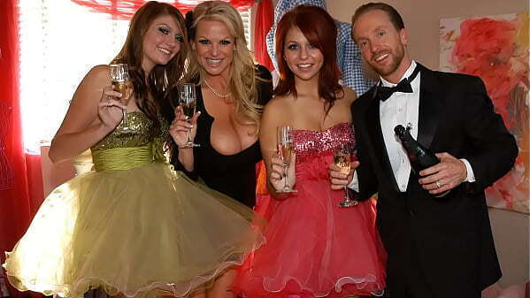 Taboo Family Foursome Before Prom Night