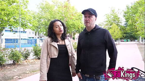 again! Seducing Latin cleaning lady into becoming pornstar! Vanesa