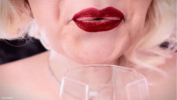 FREE VIDEO: jerk instructions saliva fetish sucking strap-on FemDom (Arya Grander)