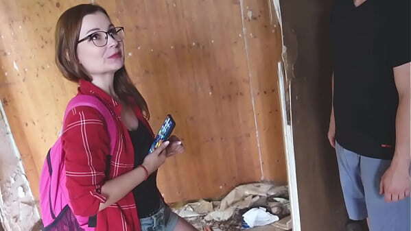 Halloween Roleplay with Petite German Teen TinyEmily seduce Fuck Stranger