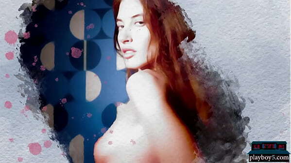 Petite Russian MILF model Taya Vais looks striptease Playboy