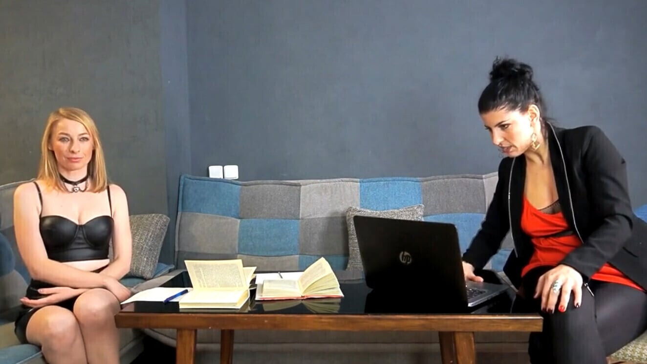 fucks blonde office assistant with tiny dick