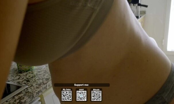 Cleaning kitchen after lunch