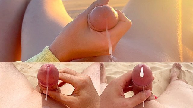 Compilation masturbation public nudist beach. three times. Almost catch strangers.