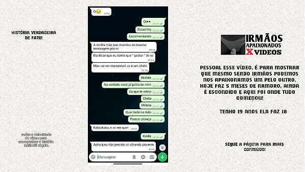 minha irm&atilde_ apaixonamos, come&ccedil_o &oacute_dio hoje &eacute_ amor.