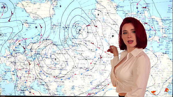 Weather Forecast Presenter Fucks Live News Receives Cumshots