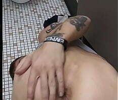 Hot public bathroom ass