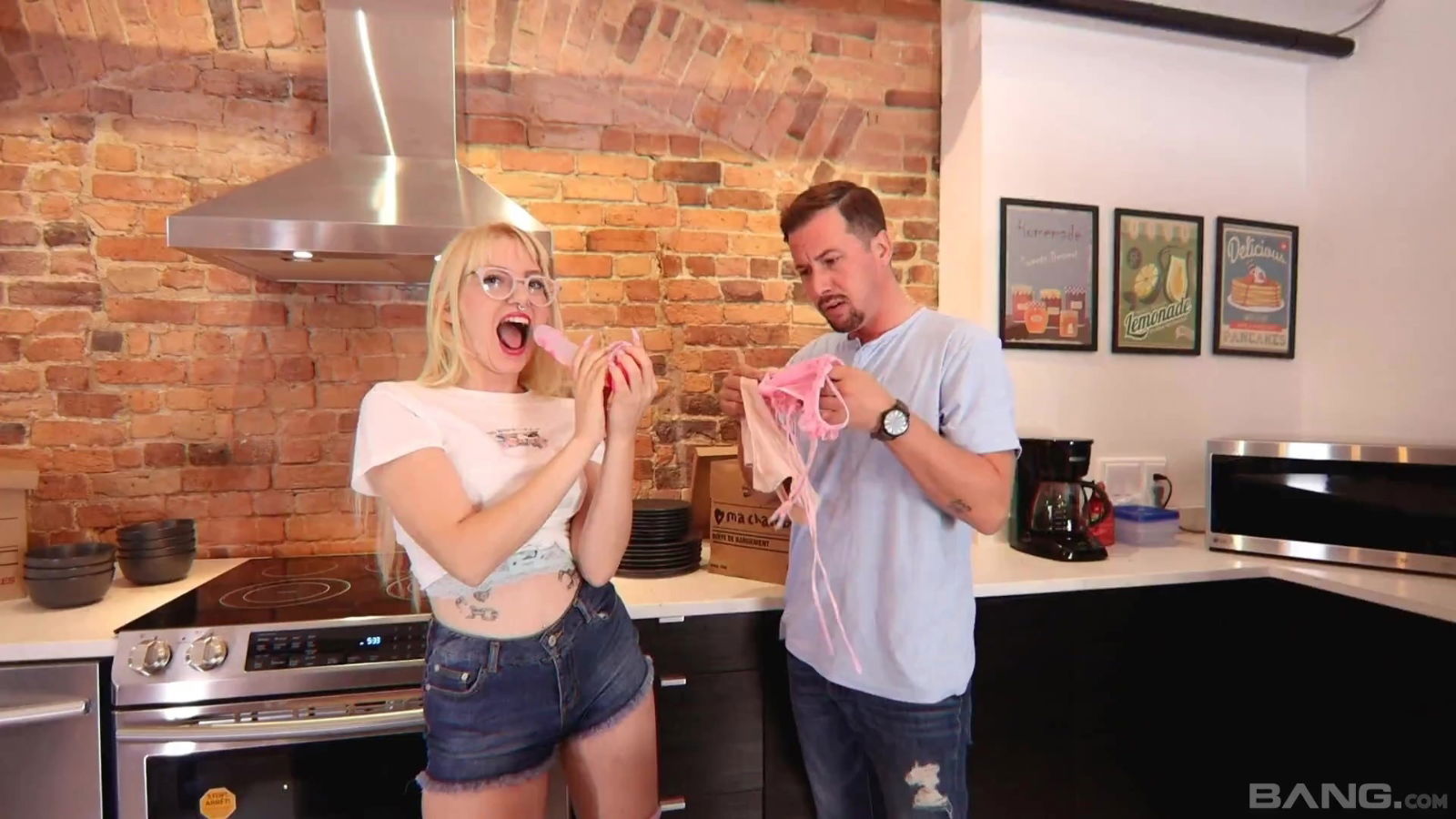 Stacie Doll dares prove he's better than dildo