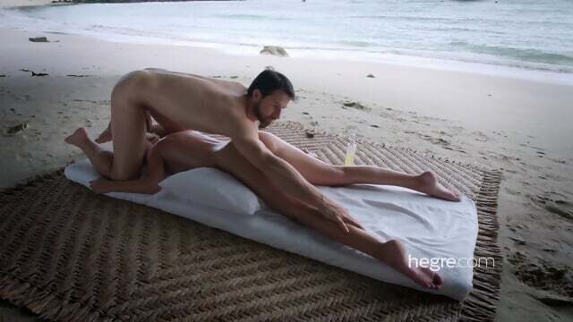 Ariel Erotic Beach Massage
