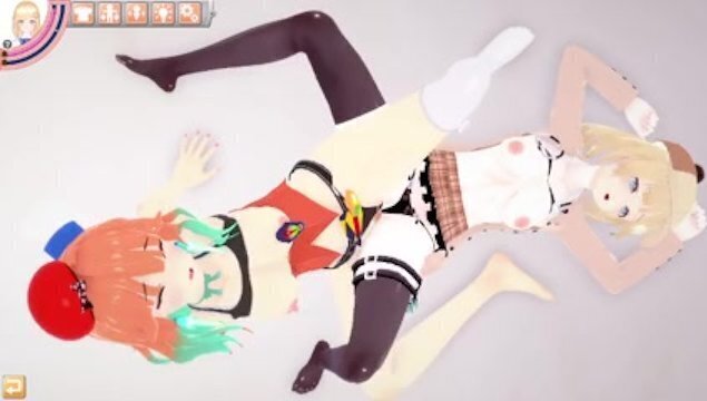 Watson Amelia ワトソン・アメリア and Takanashi Kiara 小鳥遊キアラ have hot lesbian sex