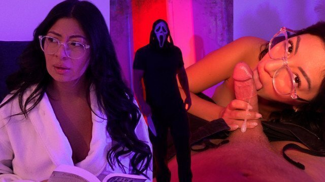 Busty Latina gives Ghostface Wet Pussy Therapy - Cami Strella x Lev Lieben