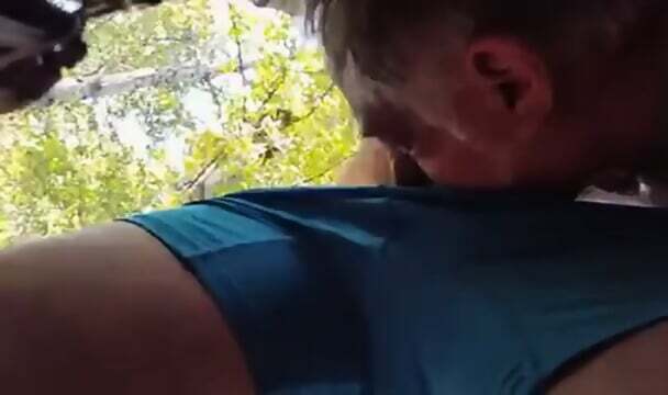 Bearded Sucks Outdoors